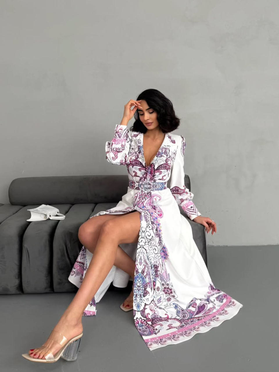 Robe longue à imprimé REFSUM2025