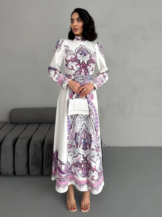 Robe longue à imprimé REFSUM2025