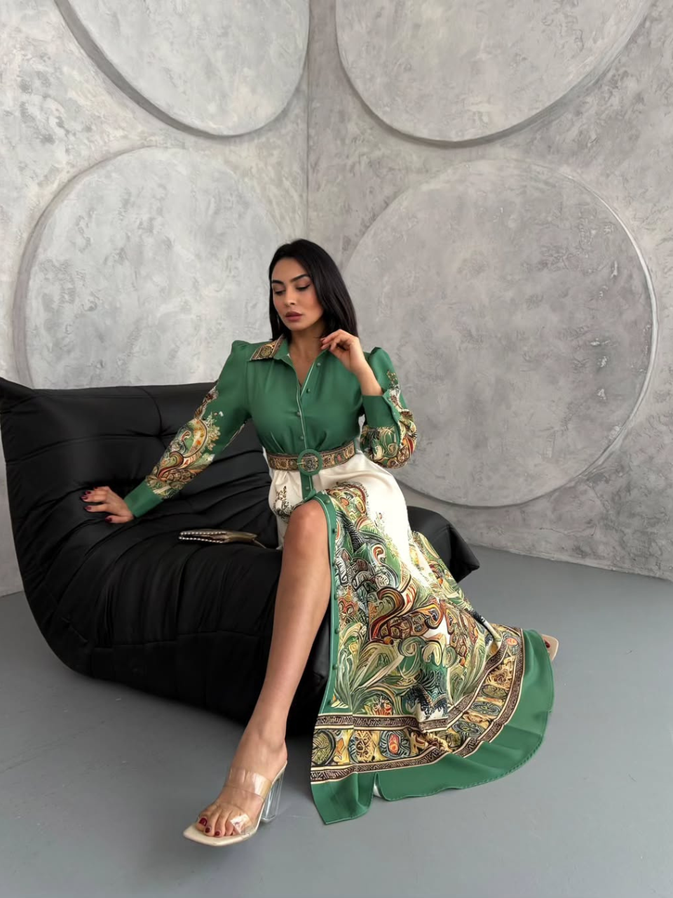Robe longue Versace inspired REFSUM2025
