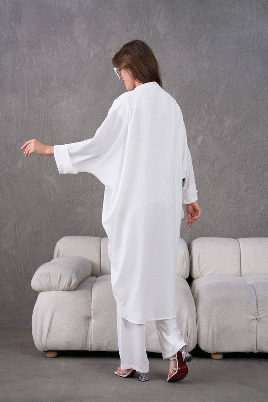 Ensemble Kimono 2 Pièces à fleurs 3D REFWTR2025