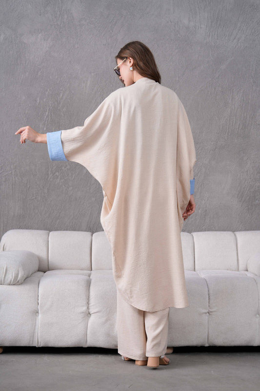 Ensemble Kimono 2 Pièces à fleurs 3D REFWTR2025