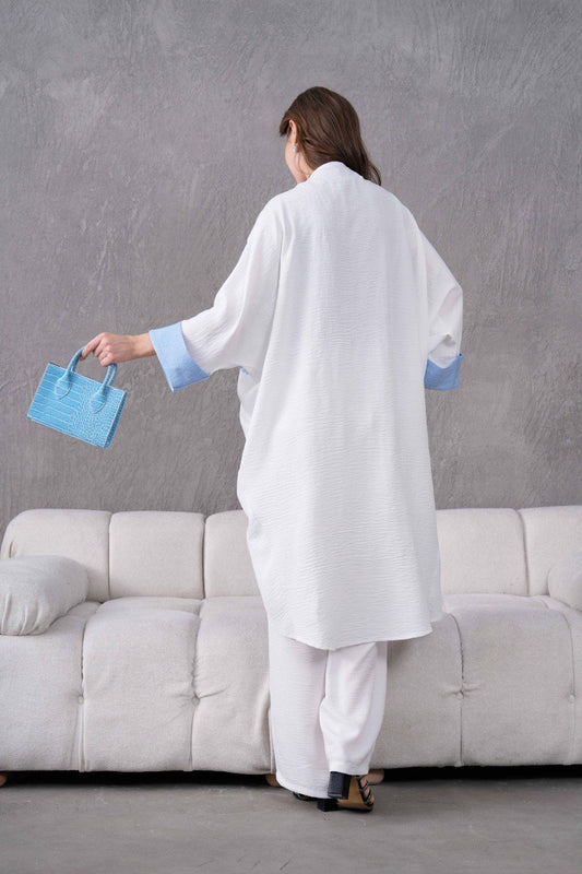 Ensemble Kimono 2 Pièces à fleurs 3D REFWTR2025