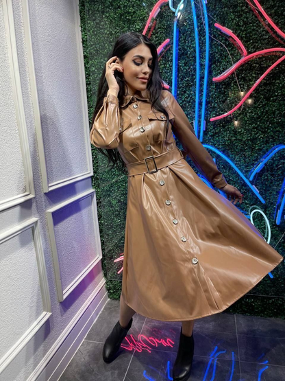 Robe Faux Cuir Réf MSN