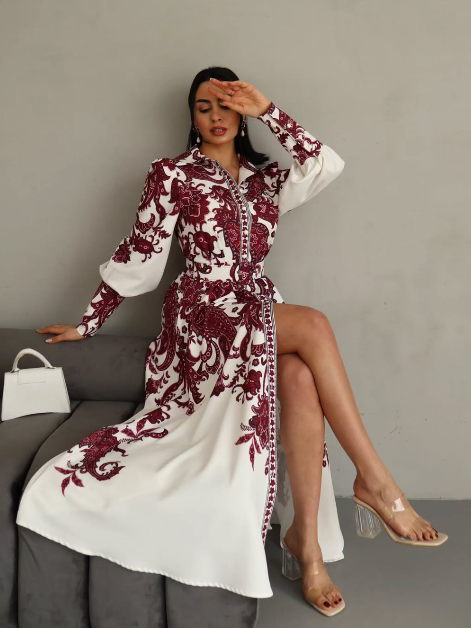 Robe longue à imprimé floral REFSUM2025