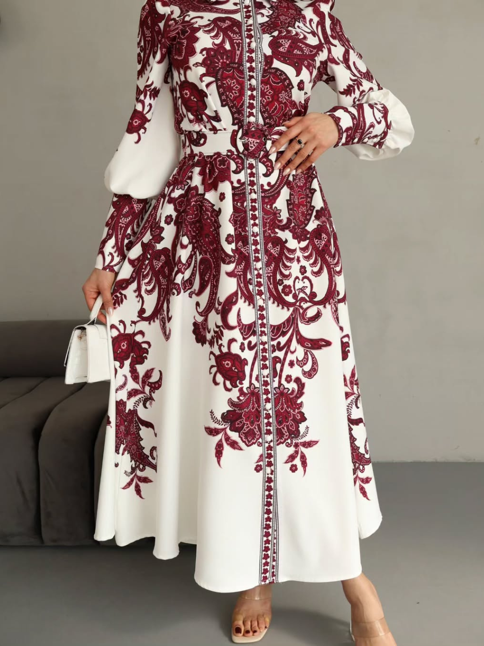 Robe longue à imprimé floral REFSUM2025