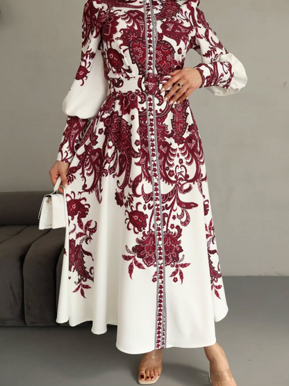 Robe longue à imprimé floral REFSUM2025