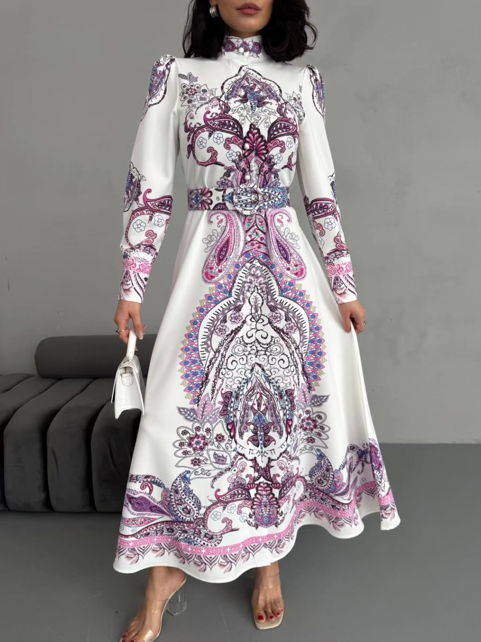 Robe longue à imprimé REFSUM2025