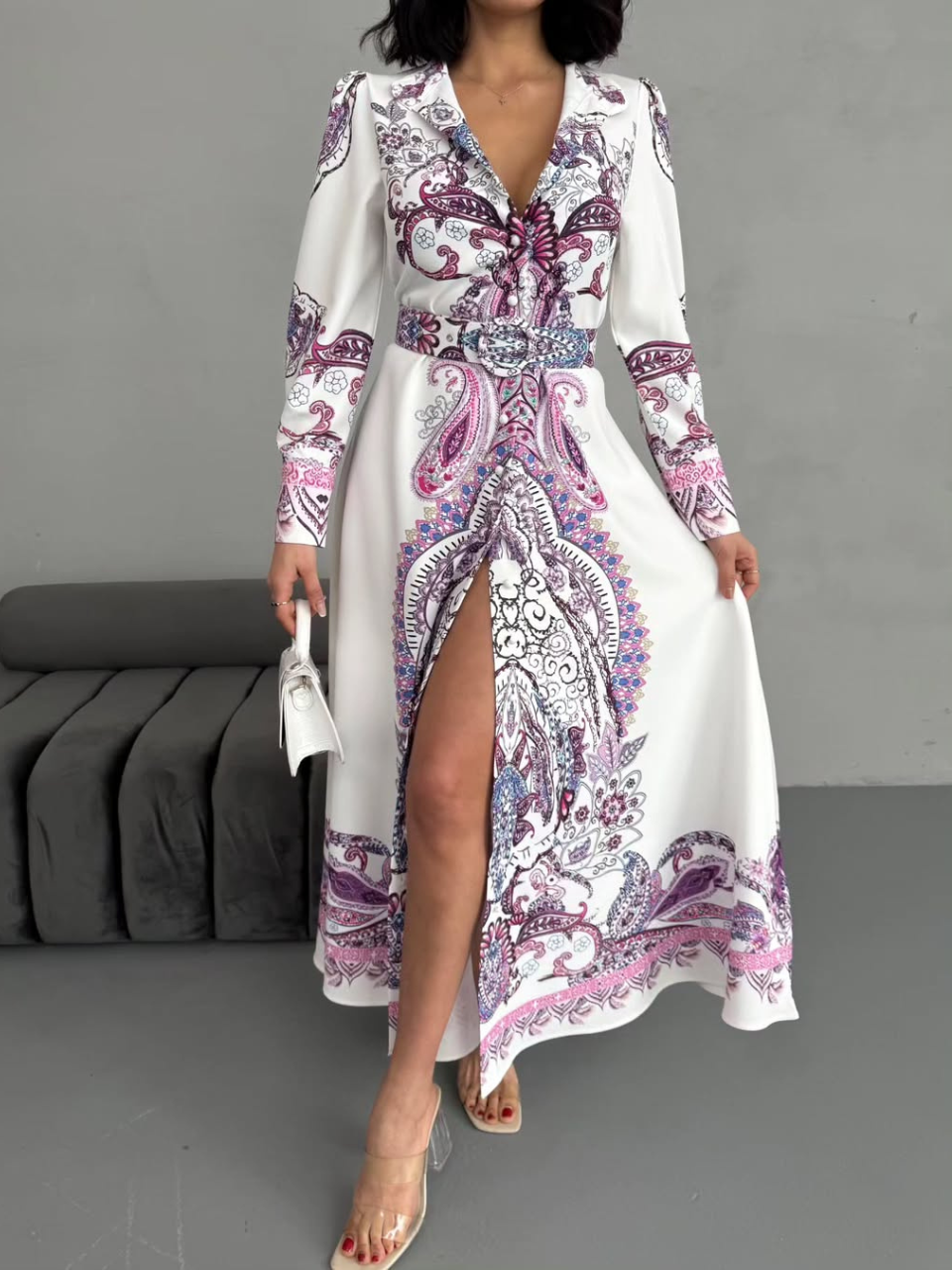 Robe longue à imprimé REFSUM2025