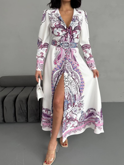 Robe longue à imprimé REFSUM2025