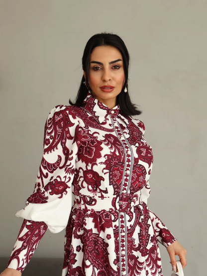 Robe longue à imprimé floral REFSUM2025