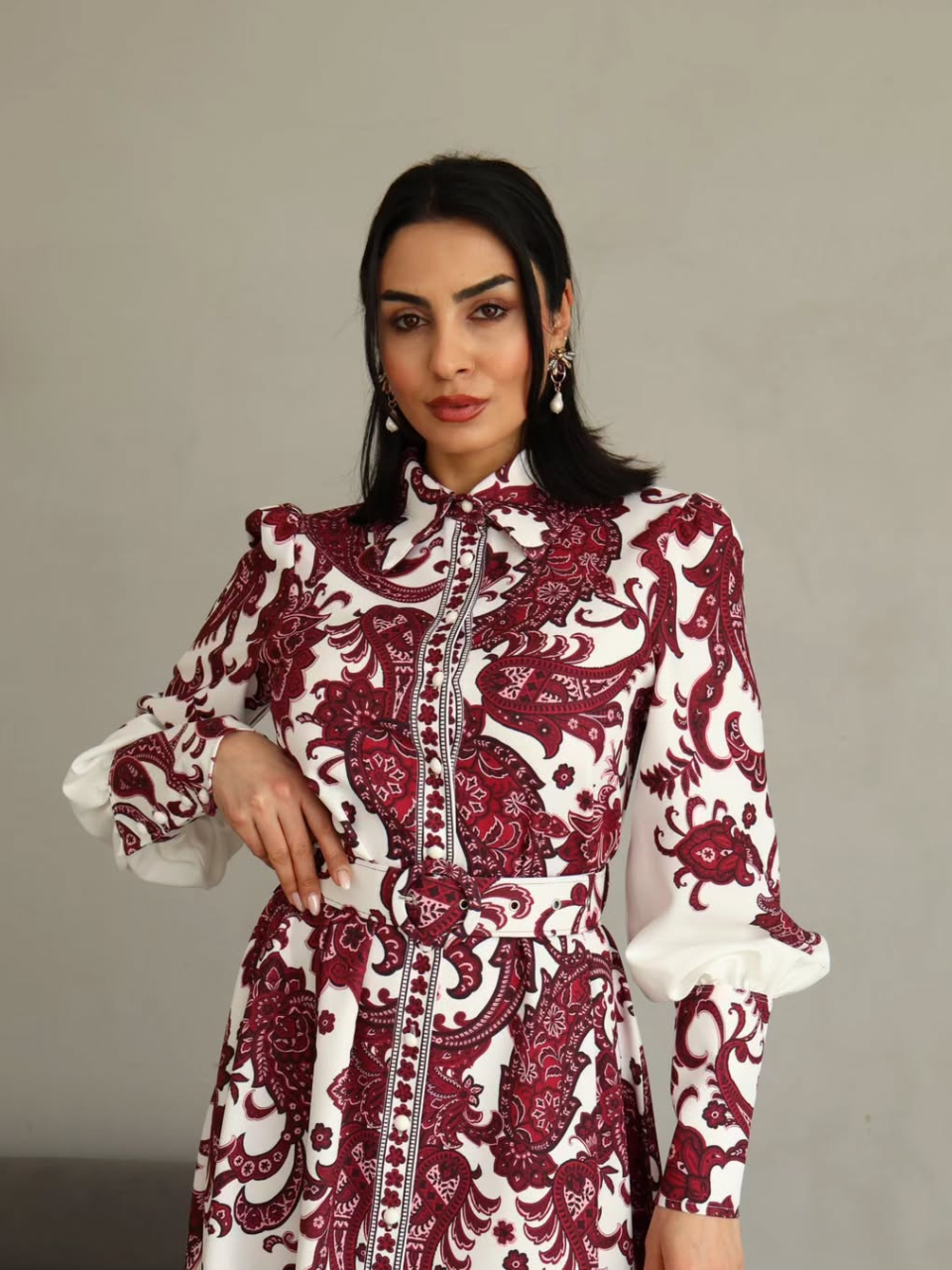 Robe longue à imprimé floral REFSUM2025