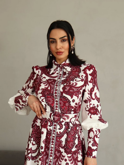 Robe longue à imprimé floral REFSUM2025
