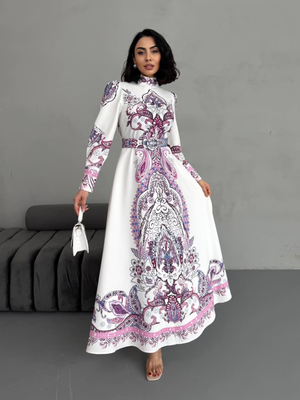 Robe longue à imprimé REFSUM2025