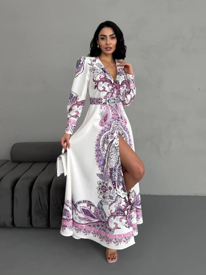 Robe longue à imprimé REFSUM2025