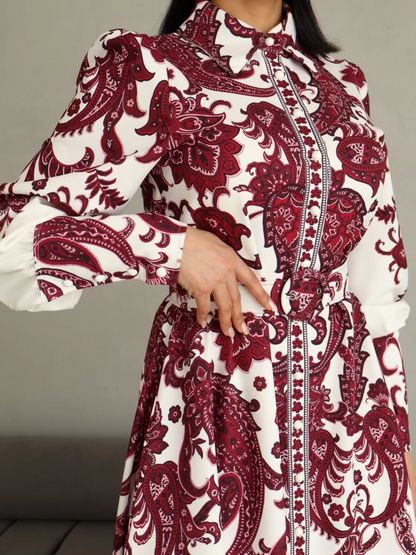 Robe longue à imprimé floral REFSUM2025