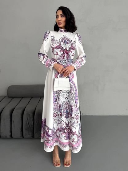 Robe longue à imprimé REFSUM2025