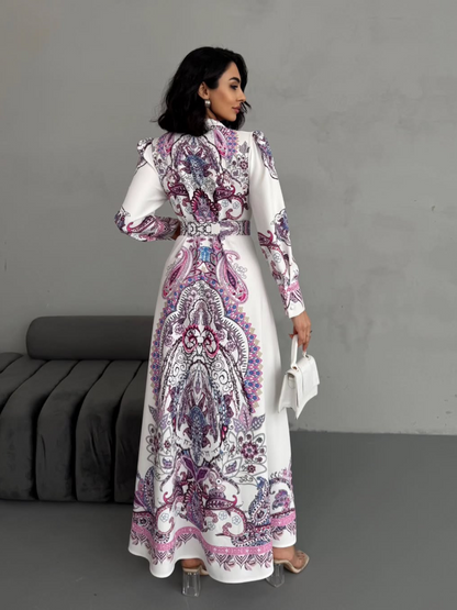 Robe longue à imprimé REFSUM2025