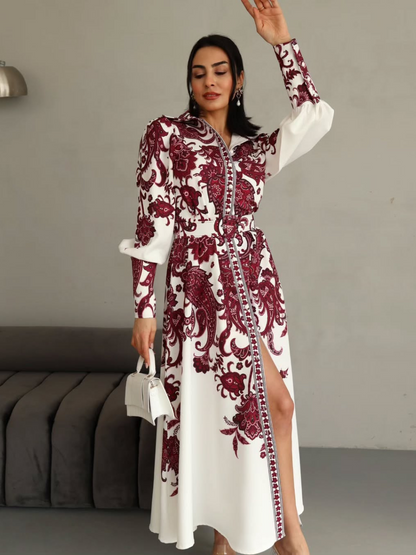 Robe longue à imprimé floral REFSUM2025