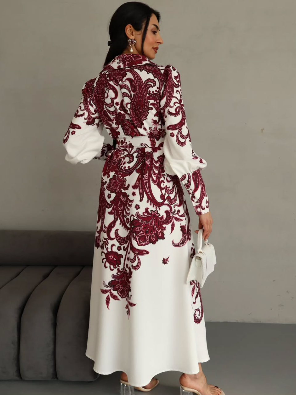 Robe longue à imprimé floral REFSUM2025