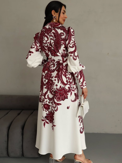 Robe longue à imprimé floral REFSUM2025
