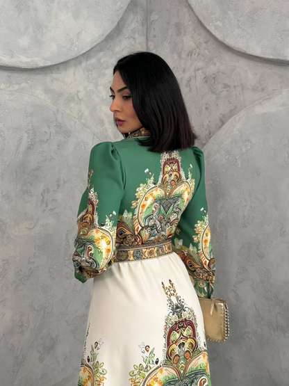 Robe longue Versace inspired REFSUM2025