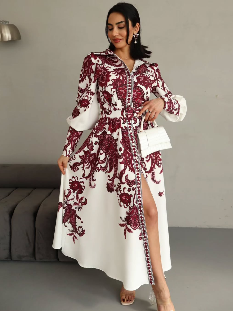 Robe longue à imprimé floral REFSUM2025