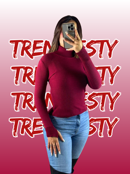 Pulls à col montant Taille Standard