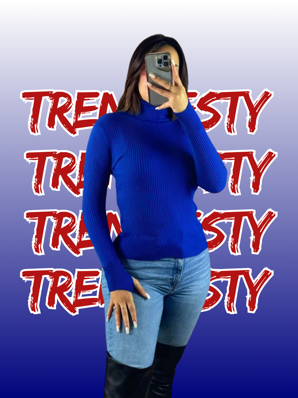 Pulls à col montant Taille Standard