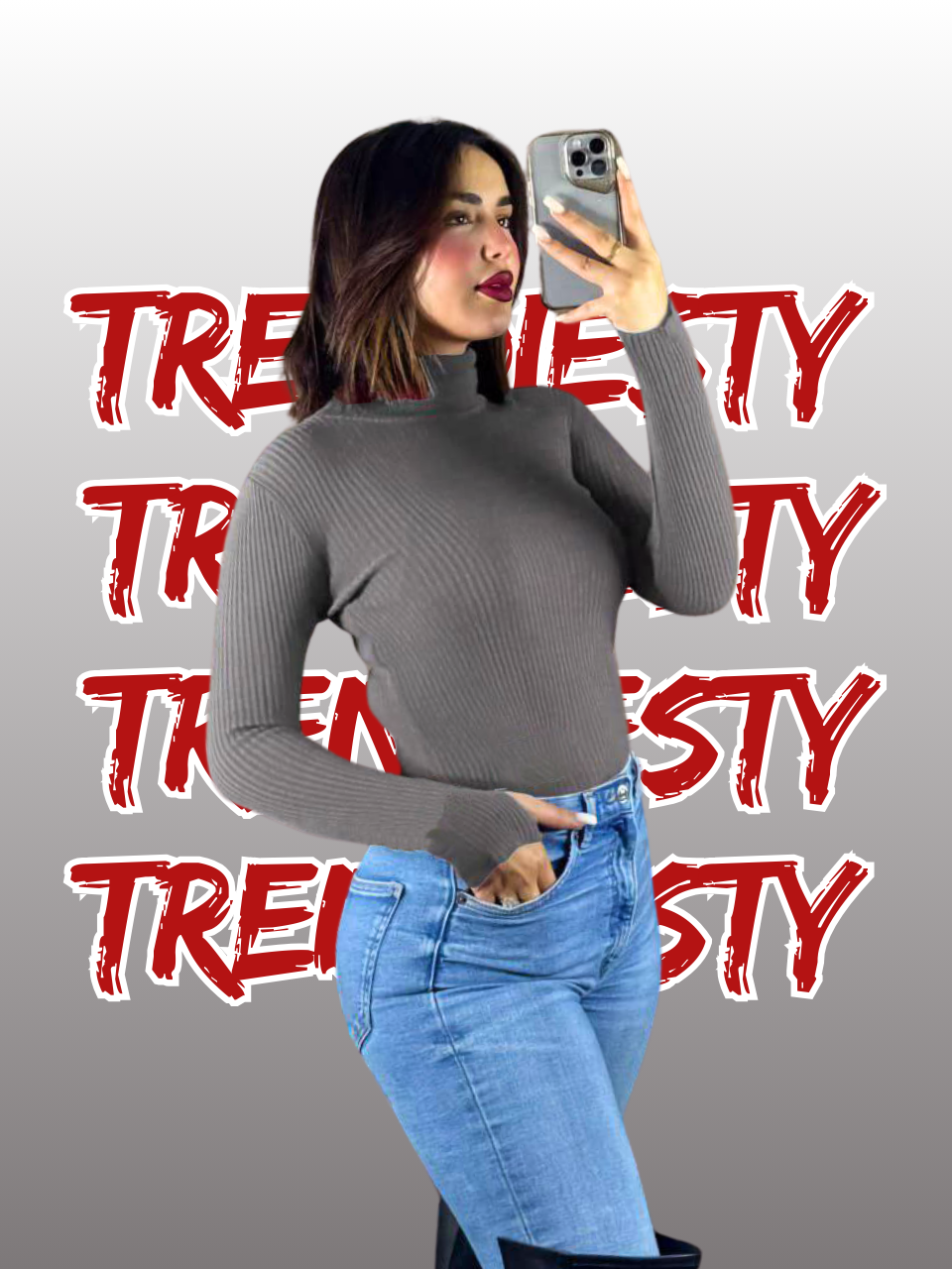 Pulls à col montant Taille Standard