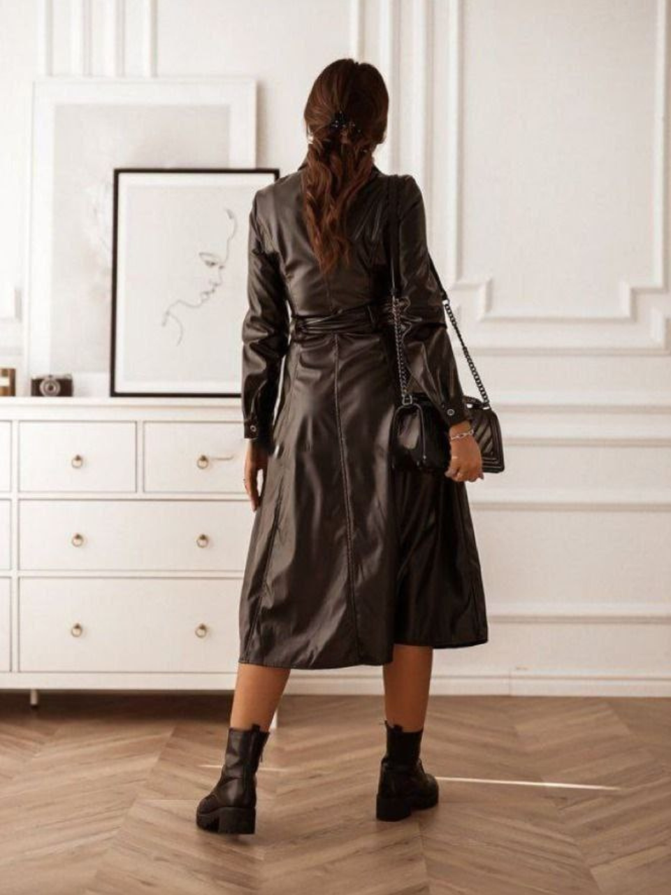Robe Faux Cuir Réf MSN