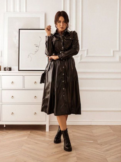 Robe Faux Cuir Réf MSN