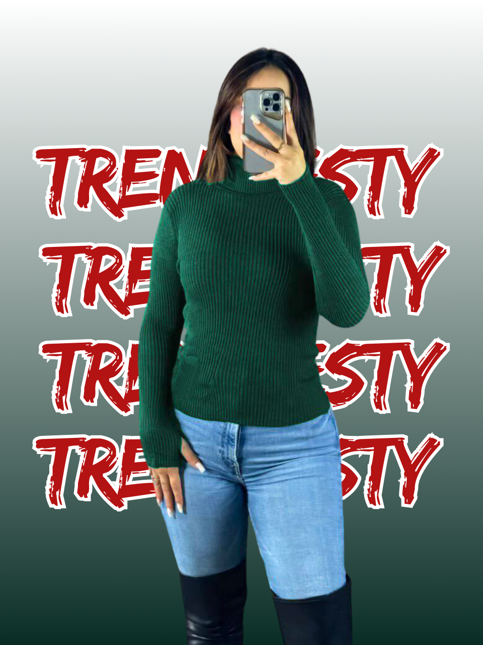 Pulls à col montant Taille Standard