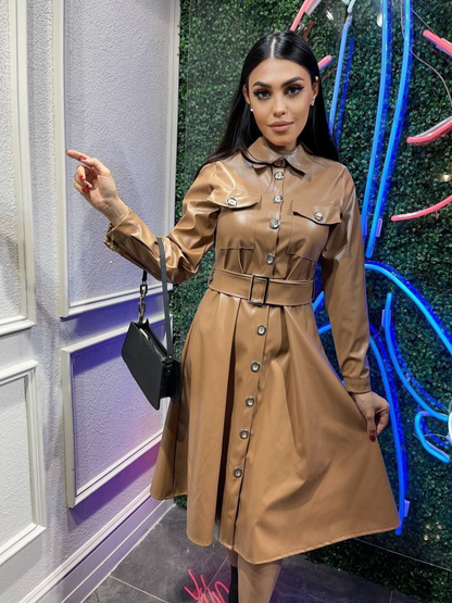 Robe Faux Cuir Réf MSN