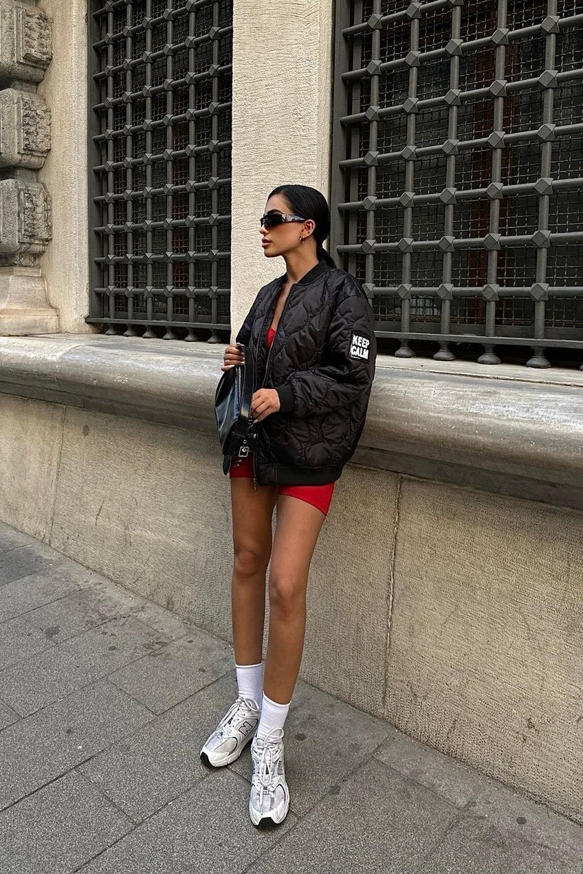 Bomber Jacket Oversize Matelassé Réf7058