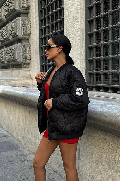 Bomber Jacket Oversize Matelassé Réf7058