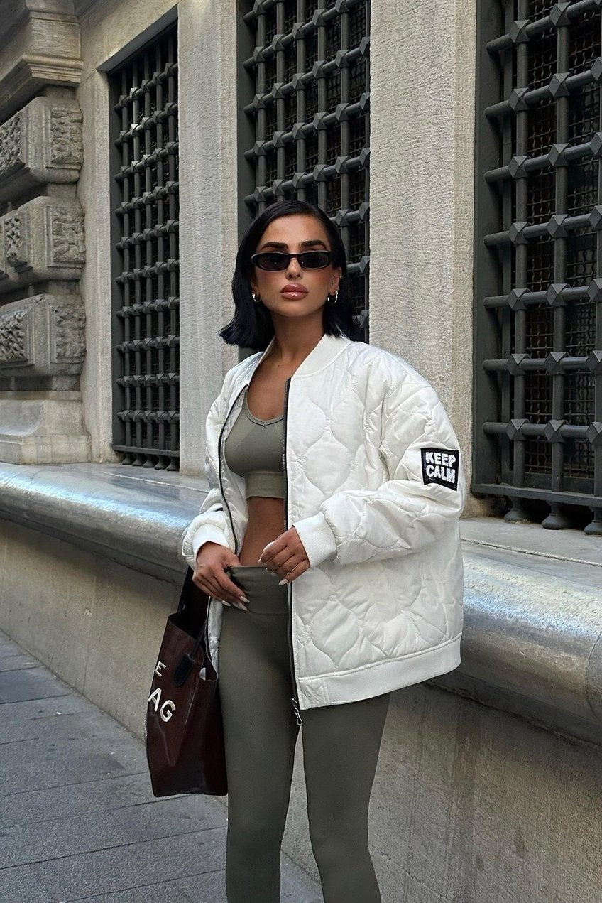 Bomber Jacket Oversize Matelassé Réf7058