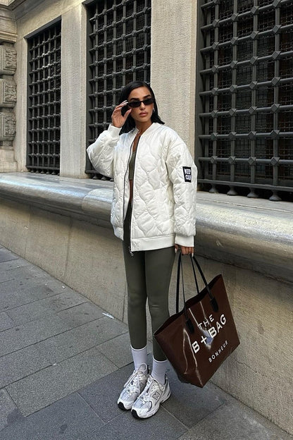 Bomber Jacket Oversize Matelassé Réf7058