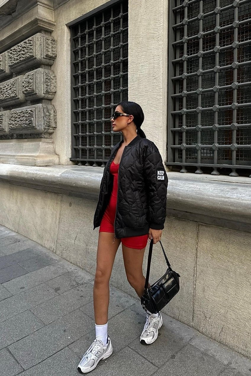 Bomber Jacket Oversize Matelassé Réf7058