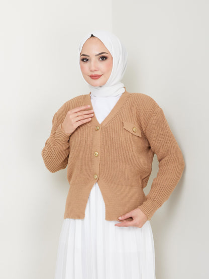 Blouse en Tricot boutonné Taille Standard Réf6CEFSUN