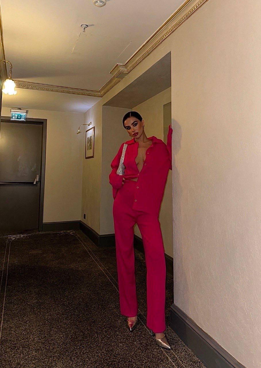 Ensemble 2 Pièces en tricots texturés Taille standard Réf9432