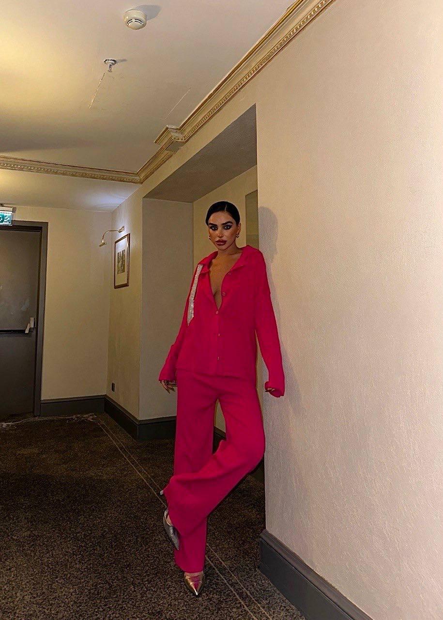 Ensemble 2 Pièces en tricots texturés Taille standard Réf9432