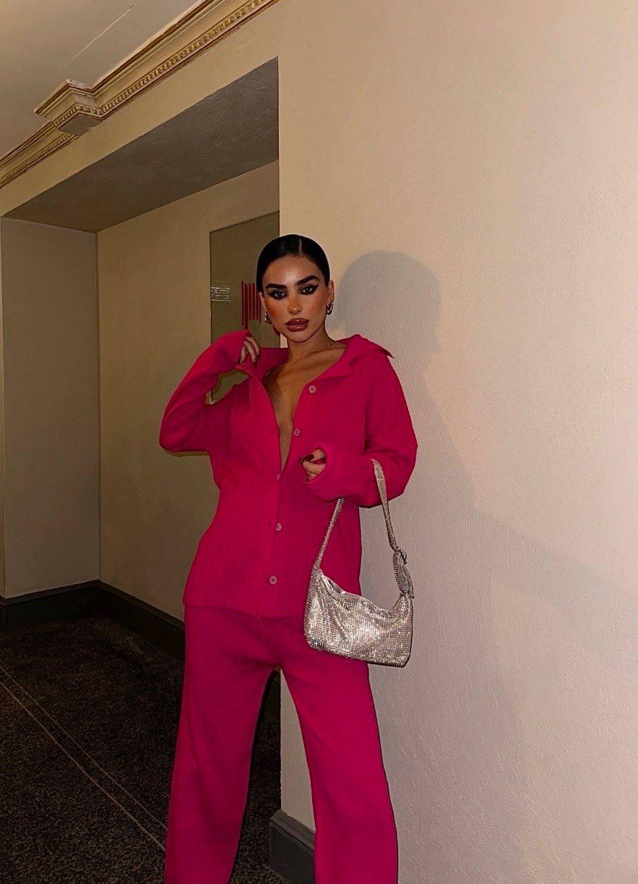 Ensemble 2 Pièces en tricots texturés Taille standard Réf9432