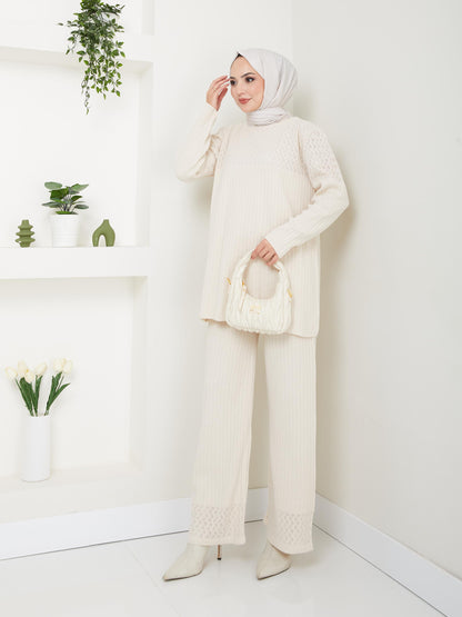 Ensemble 2 Pièces en Tricot Taille Standard Réf8EFSUN