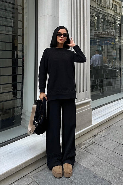 Ensemble de broderie en dentelle ajourée Réf9960-01