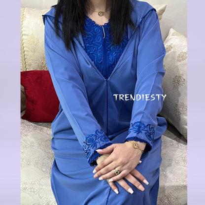 جلابة من قطعتين مصنوعة من الكريب الرائع - TRENDIESTY