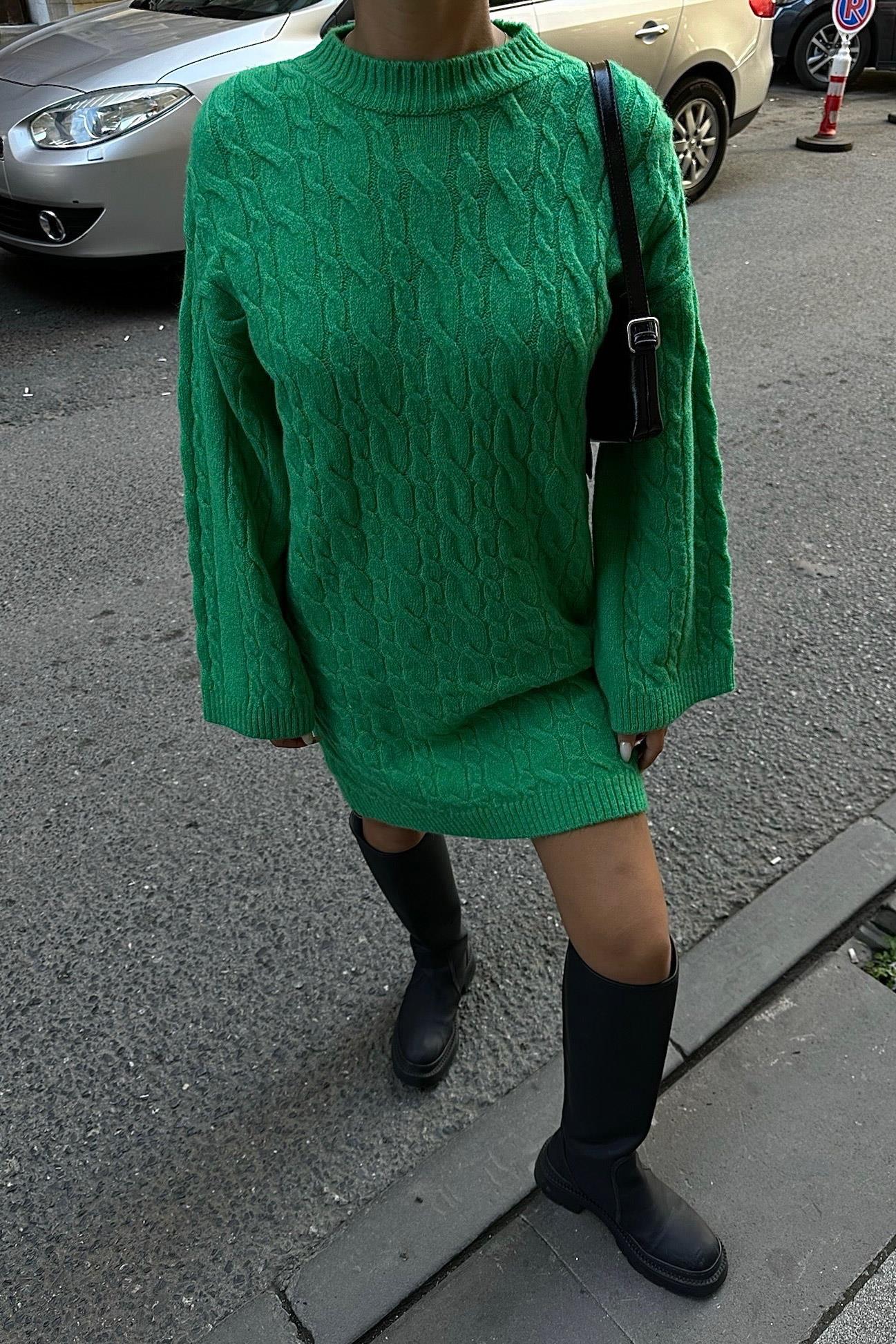 Pull Robe à motif en tricot Taille Standard Réf2537