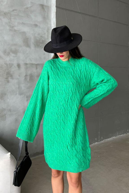 Pull Robe à motif en tricot Taille Standard Réf2537