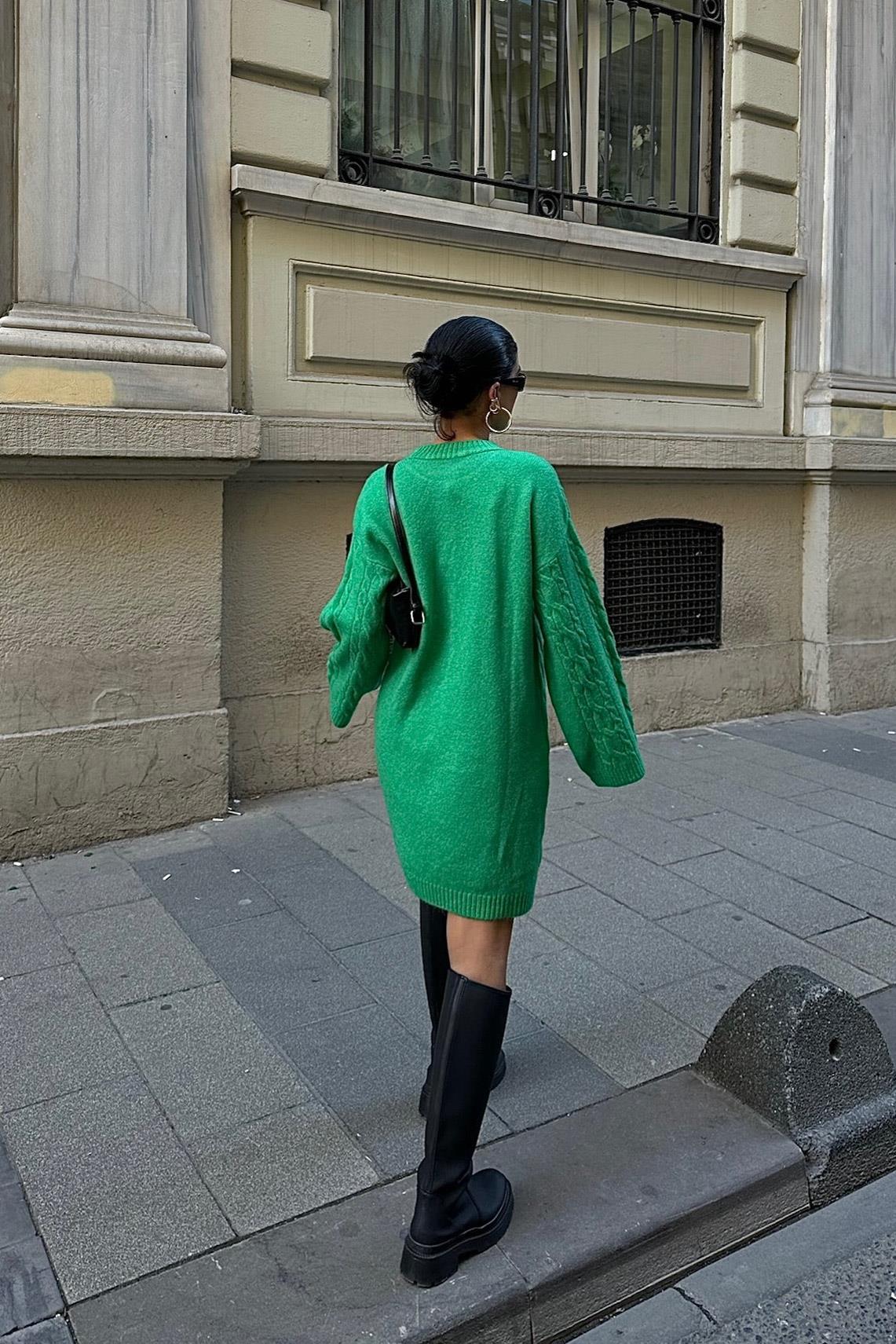 Pull Robe à motif en tricot Taille Standard Réf2537