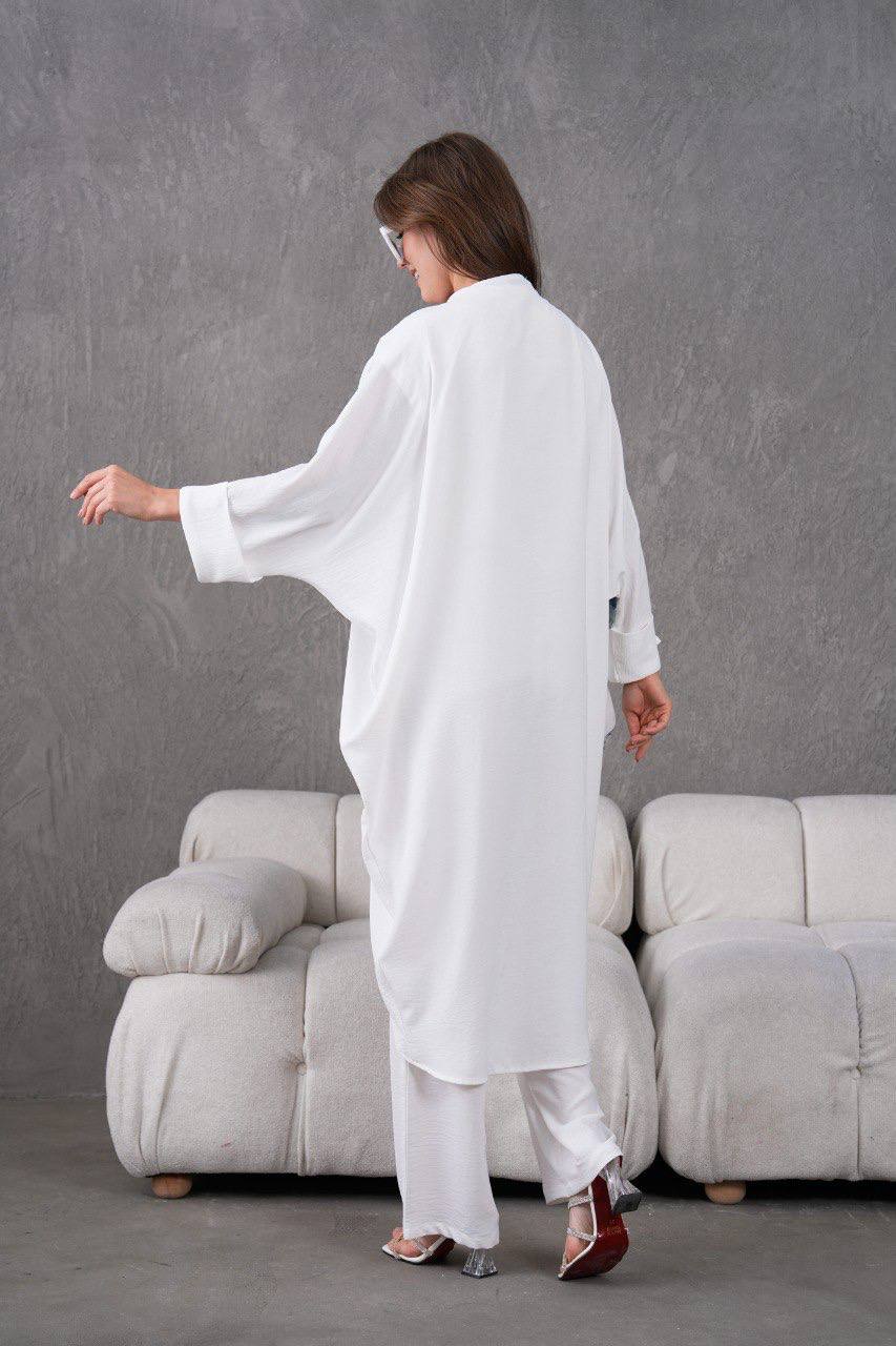 Ensemble Kimono 2 Pièces à fleurs 3D REFWTR2025