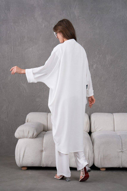 Ensemble Kimono 2 Pièces à fleurs 3D REFWTR2025